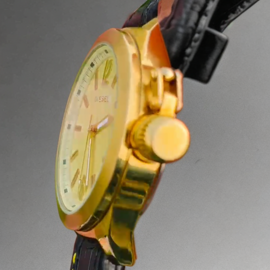 100% Genuine Diesel Gold Attractive Dial