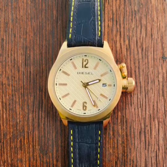100% Genuine Diesel Gold Attractive Dial