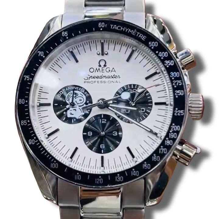 Omega Speedmaster Co Axial Master Chrono Silver